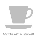コーヒーカップ＆ソーサー